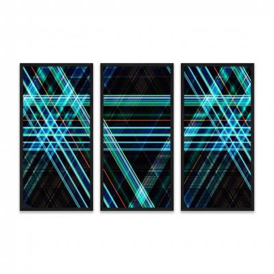 ABSTRACTO LINEAS (TRIPTICO)